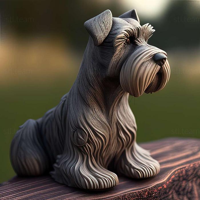 Animals Zwergschnauzer dog